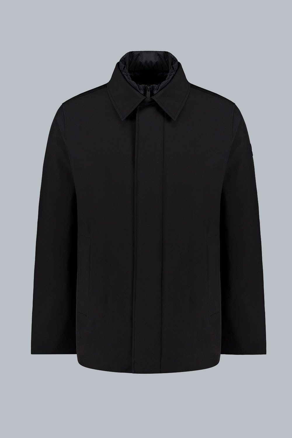 ADRAR 2.0 - Giacca in softshell nera con pettorina staccabile