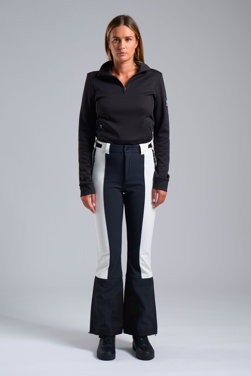 BLANCA PANT - Pantaloni da sci neri in softshell