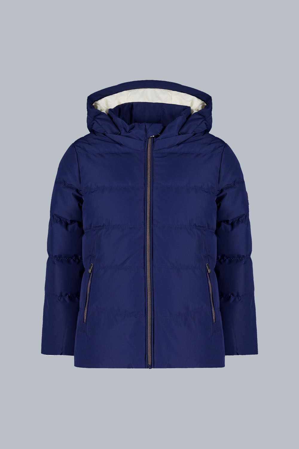 COOPER BOY- PIUMINO IMBOTTITO BLU CON CAPPUCCIO