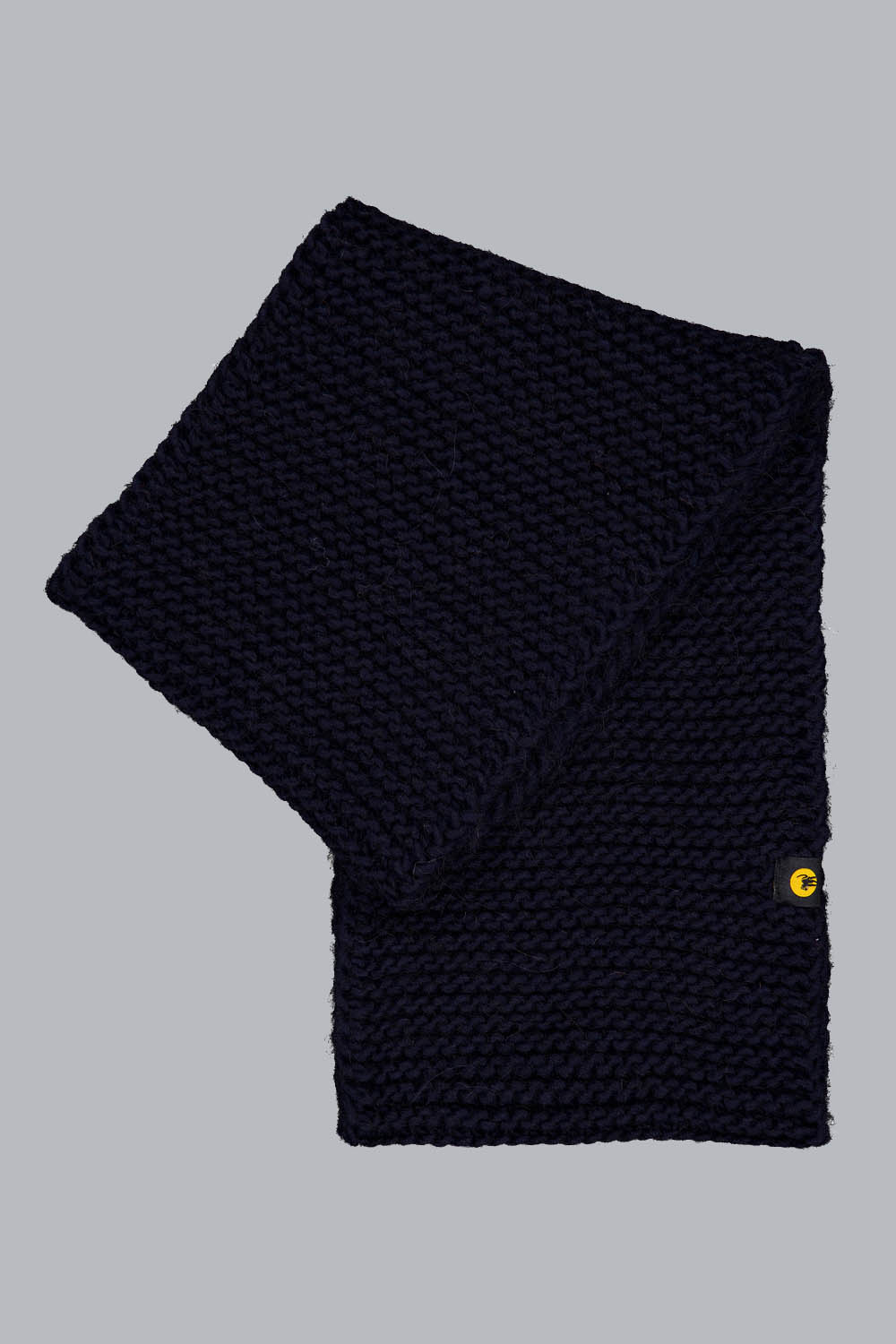 DES - SCIARPA IN MAGLIA AD ANELLO BLU