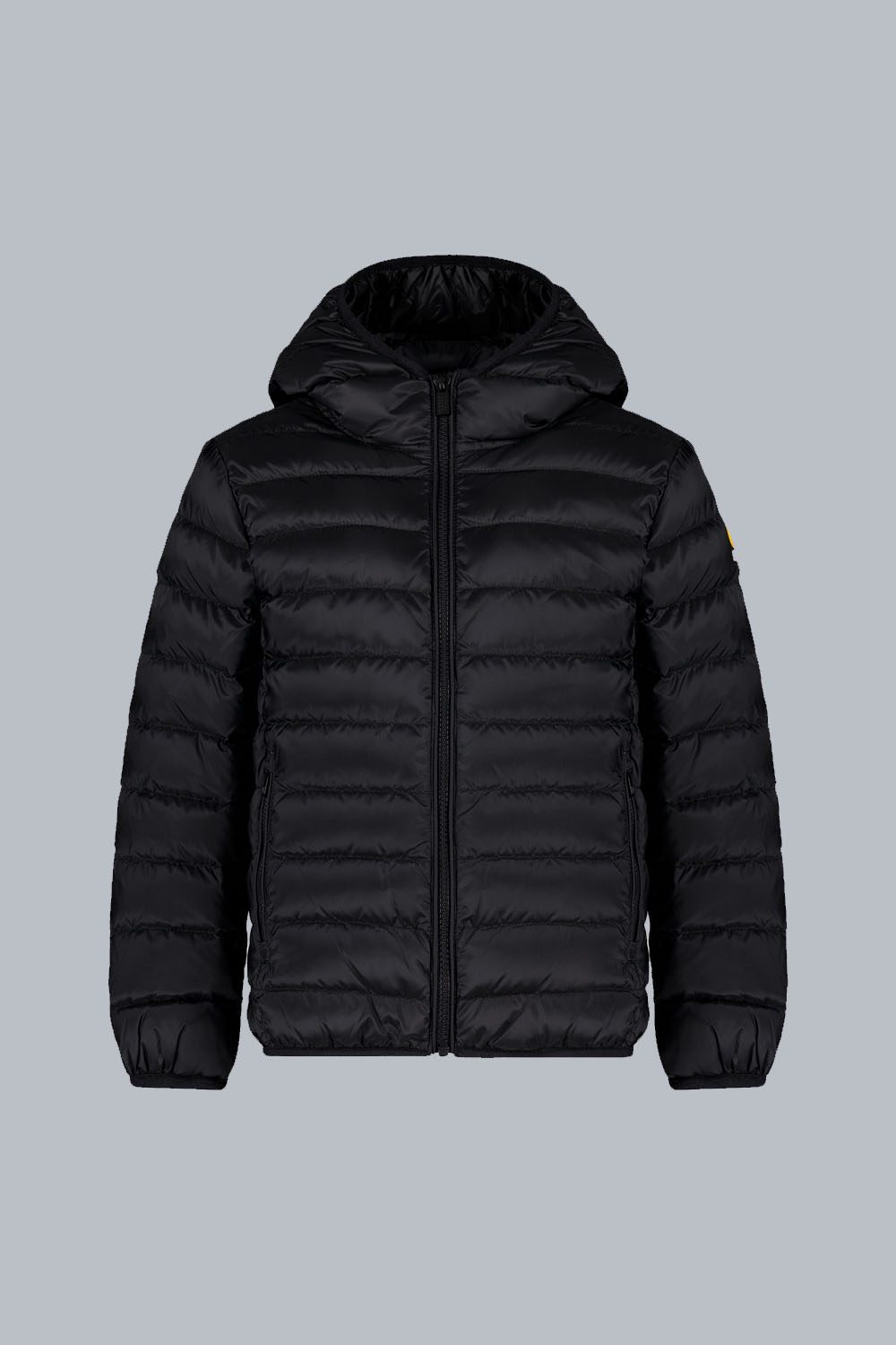 FRANKLIN BOY - Piumino nero 800 fill power con cappuccio