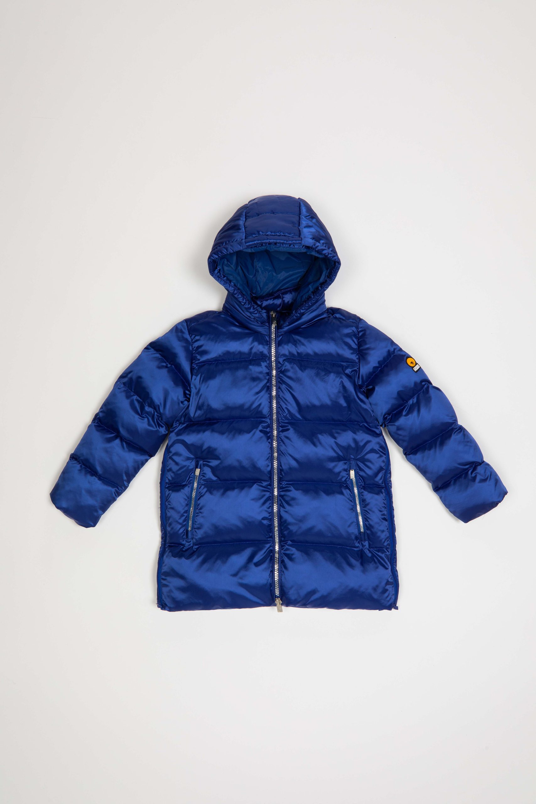 NINFA GIRL - Piumino lungo blu imbottito