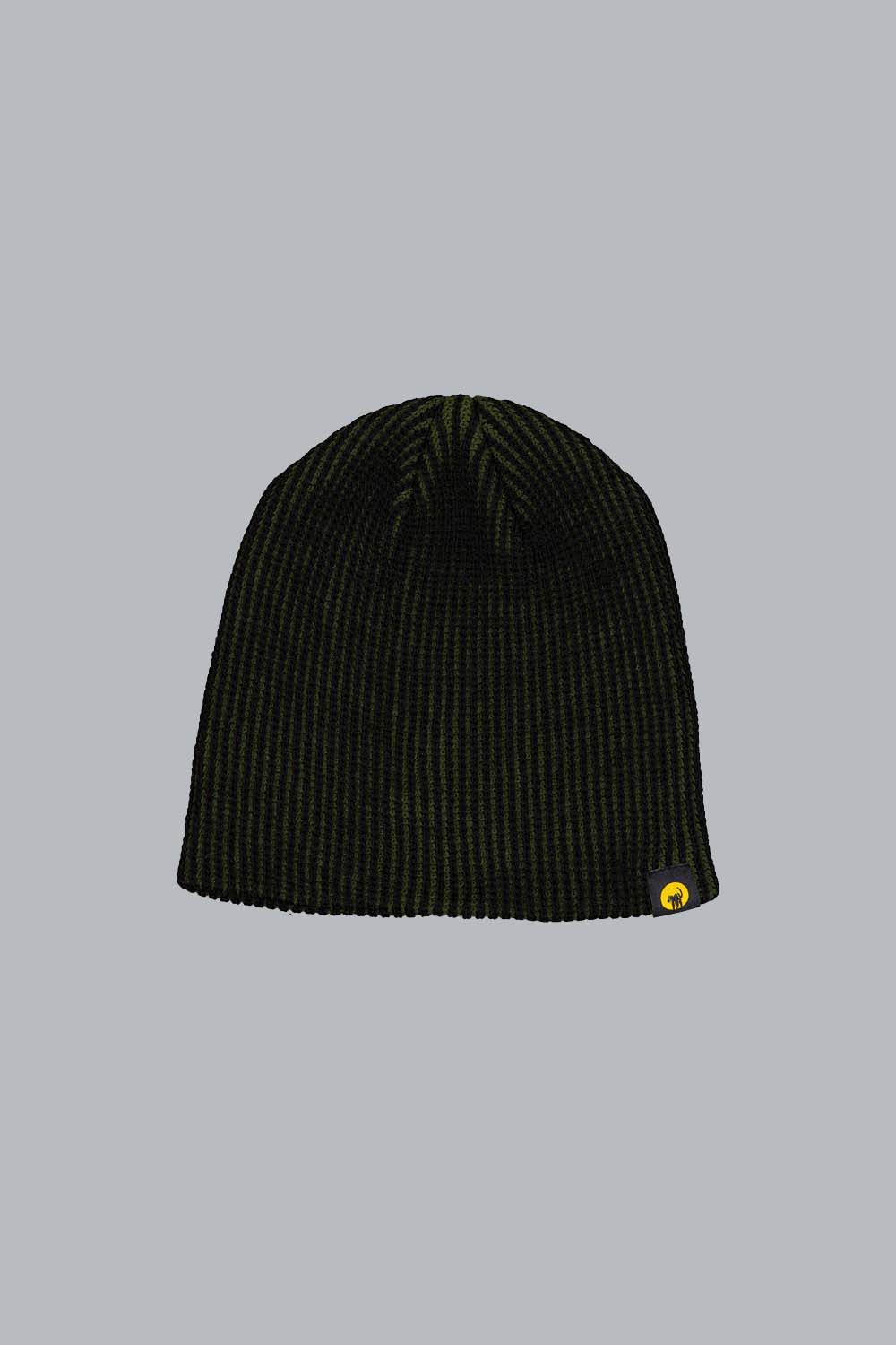 NOIR - Cappello in maglia a coste nero
