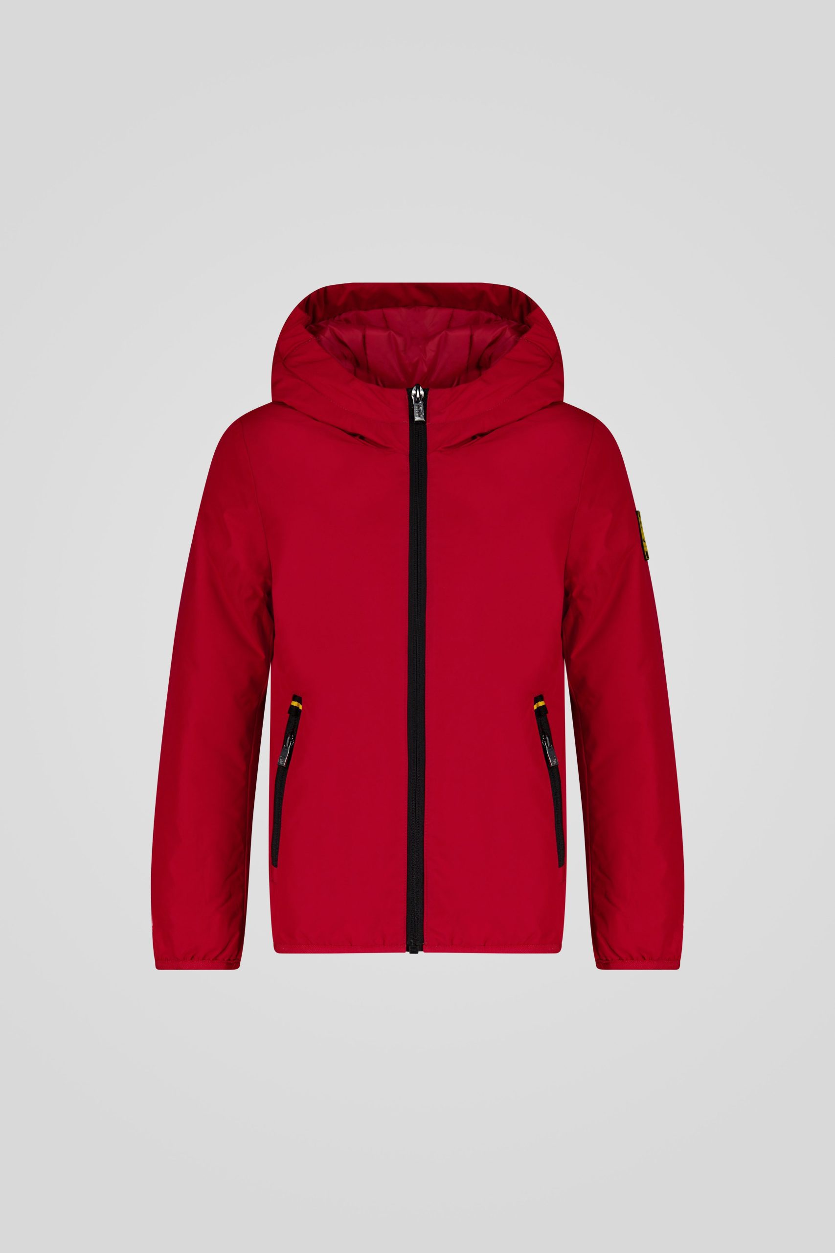 Giacca con cappuccio rossa unisex