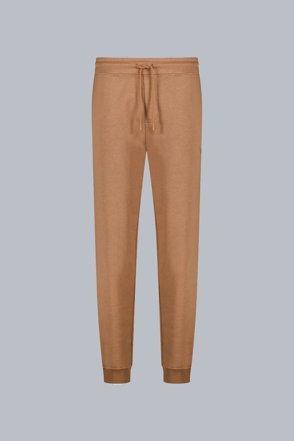 RICO PANT - Pantaloni marrone con elastico al fondo