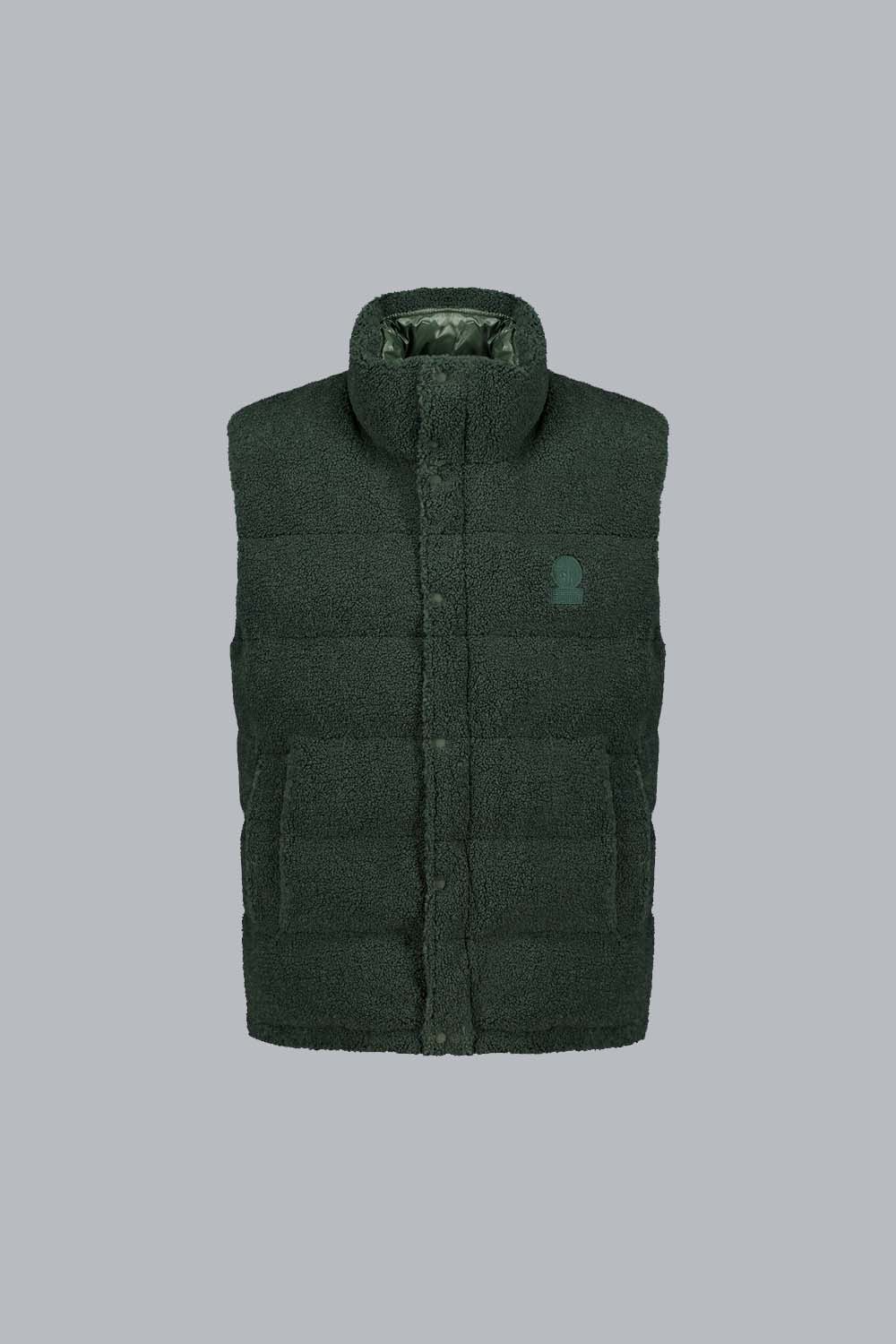 THETIS – Gilet ibrido imbottito verde bosco
