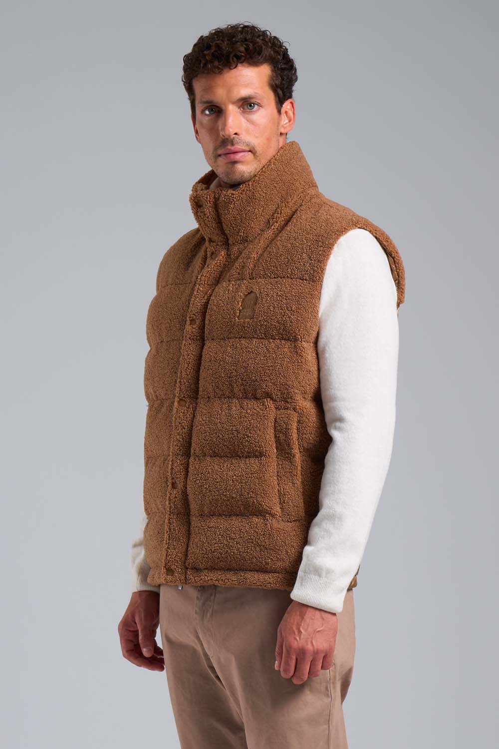 THETIS - Smanicato ibrido marrone in teddy