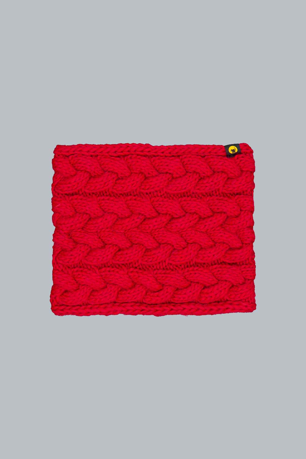 WIGHT - SCALDACOLLO IN MAGLIA ROSSO CON MOTIVO A TRECCE