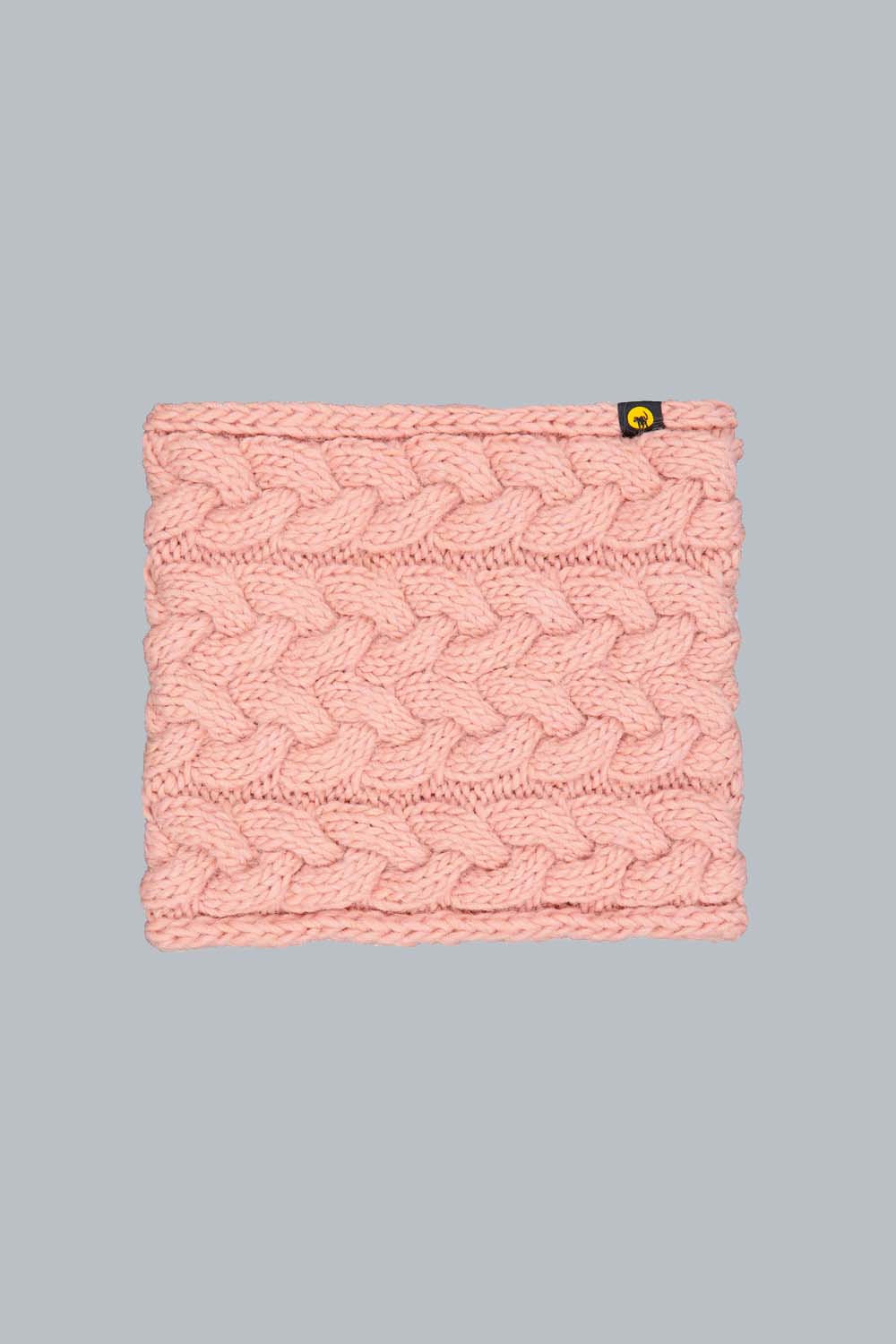 WIGHT - SCALDACOLLO IN MAGLIA ROSA CON MOTIVO A TRECCE