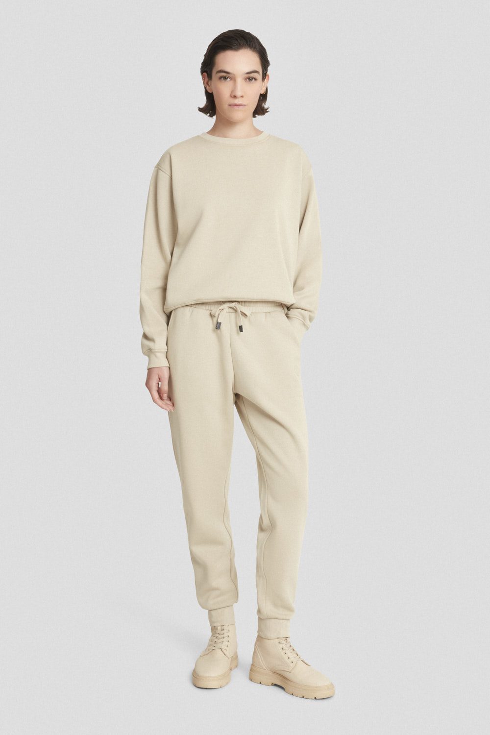 Pantaloni lunghi sportivi beige