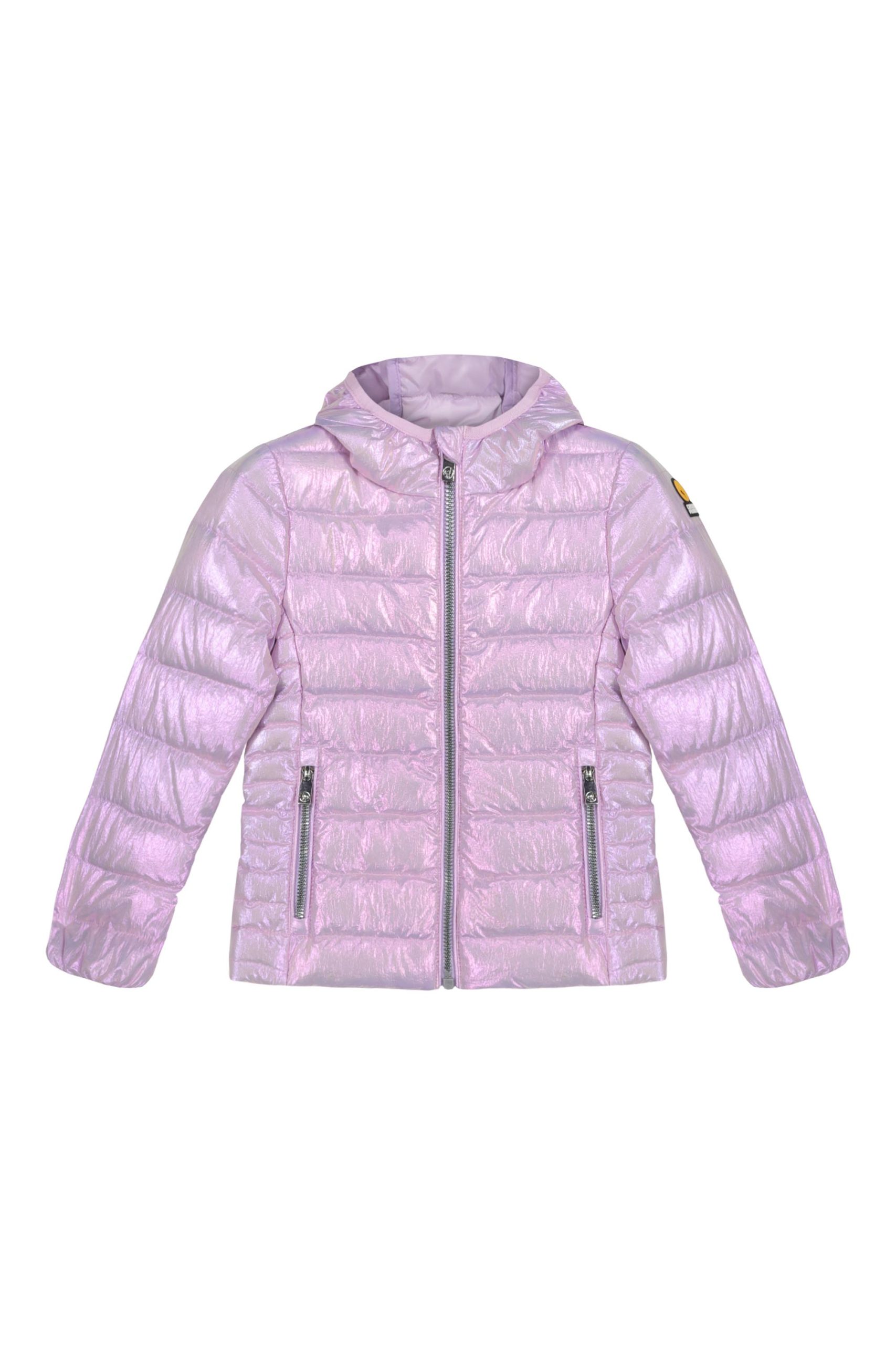 CARRIE BABY GIRL - Piumino rosa iridescente